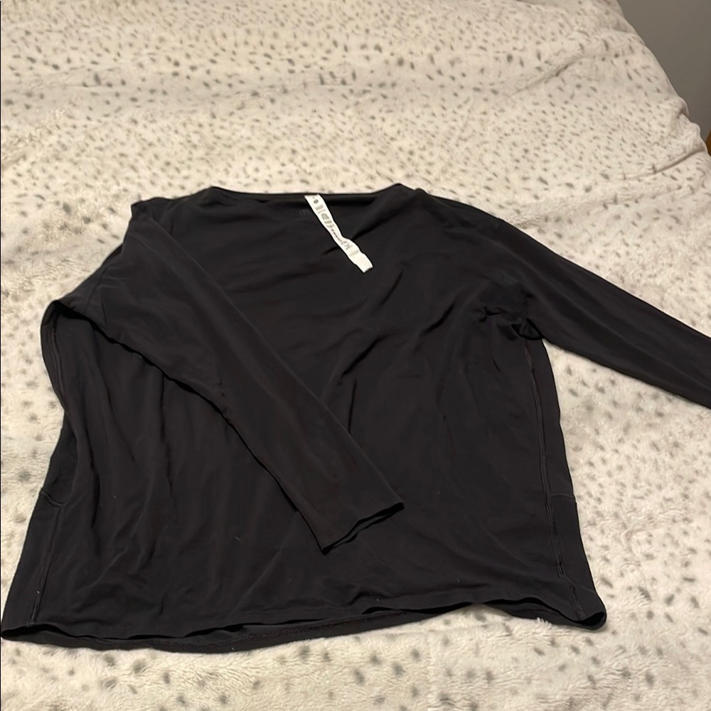 lululemon athletica Black Long Sleeve Tee